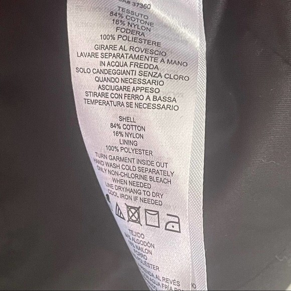 Armani Exchange Textured Stripe Blazer Black Size 2 - Picture 12 of 14